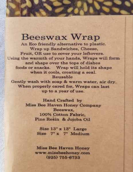 Beeswax Wraps (Eco Friendly)