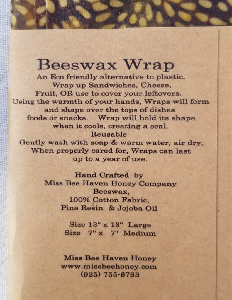 Beeswax Wraps: A Natural Option for Food Storage