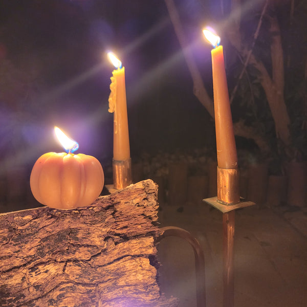 Beeswax 6" Tapered Candle